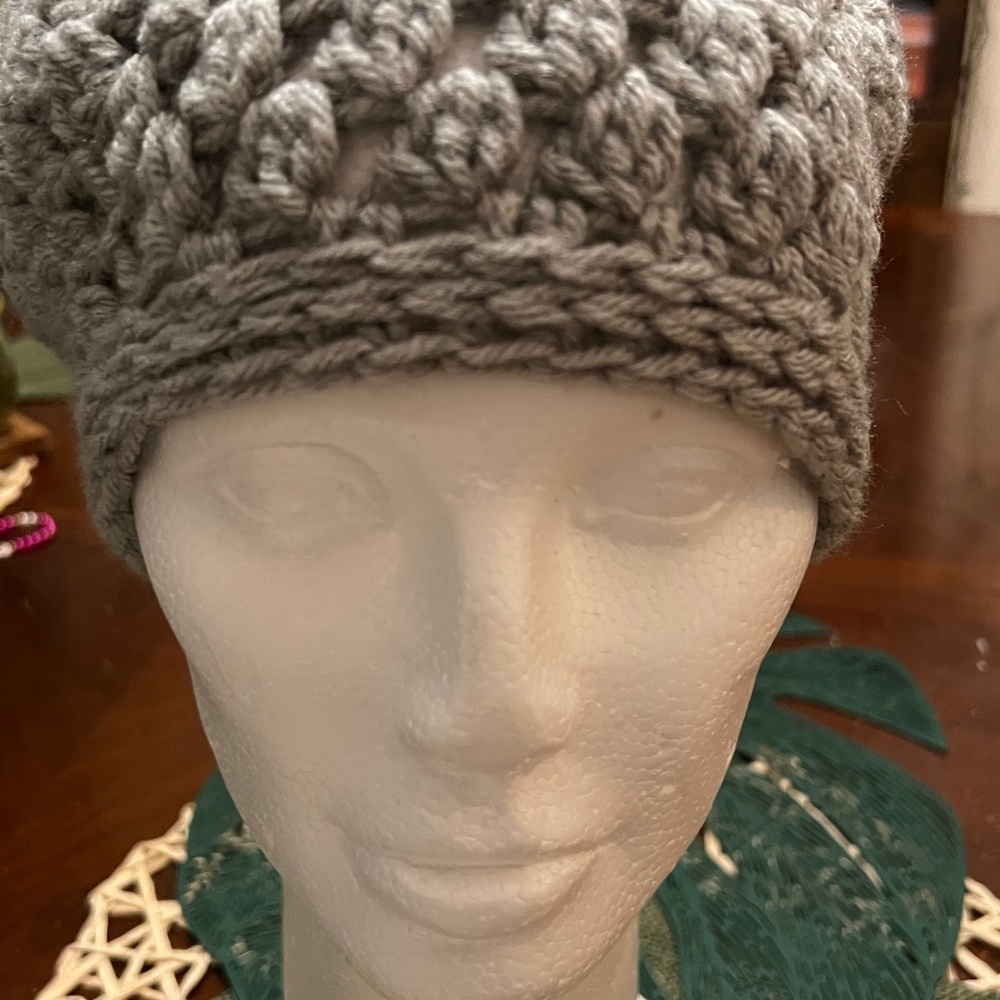 Hat Gray hamdmade